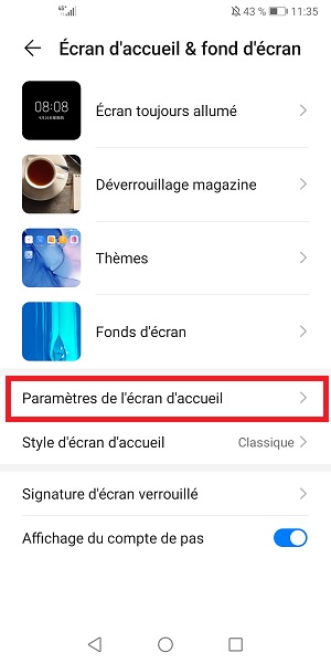 Comment faire boucler son écran d’accueil ?